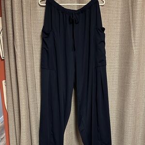 HALARA Navy Wide Leg Women's Pants